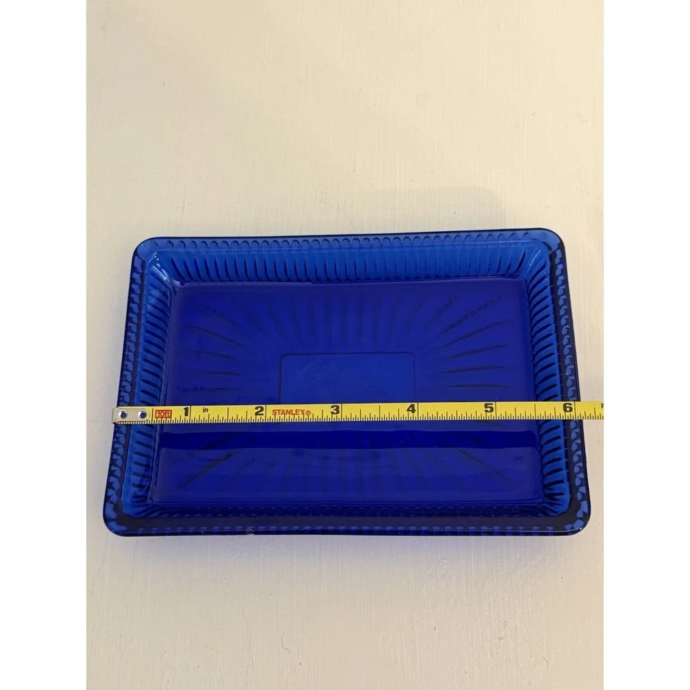 Pioneer Woman Adeline Cobalt Blue Soap Dish 6